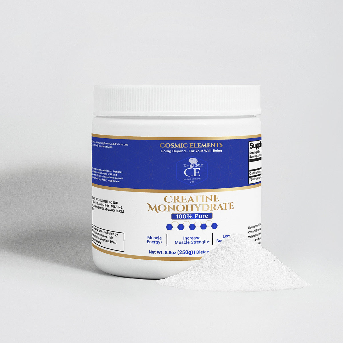 Cosmic Elements Creatine Monohydrate | Strength & Performance Support
