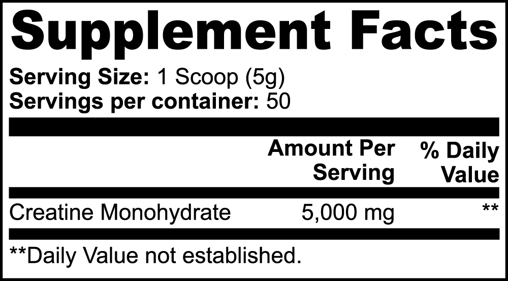 Cosmic Elements Creatine Monohydrate | Strength & Performance Support