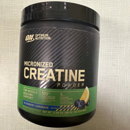 60 Serving Micronized Creatine Powder - Blueberry Lemonade, Perfect for Recovery