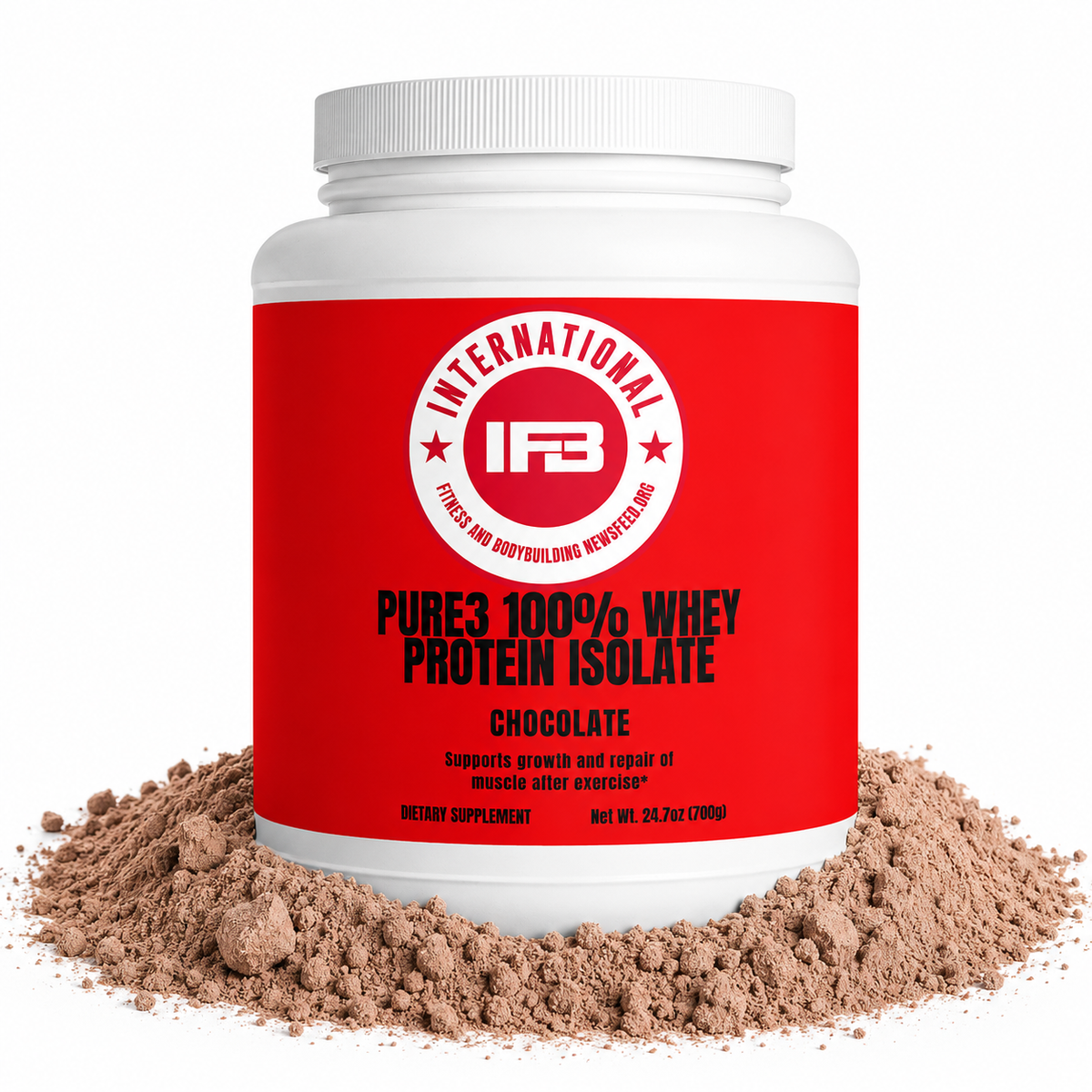 PURE3 100% WHEY PROTEIN ISOLATE (CHOCOLATE)
