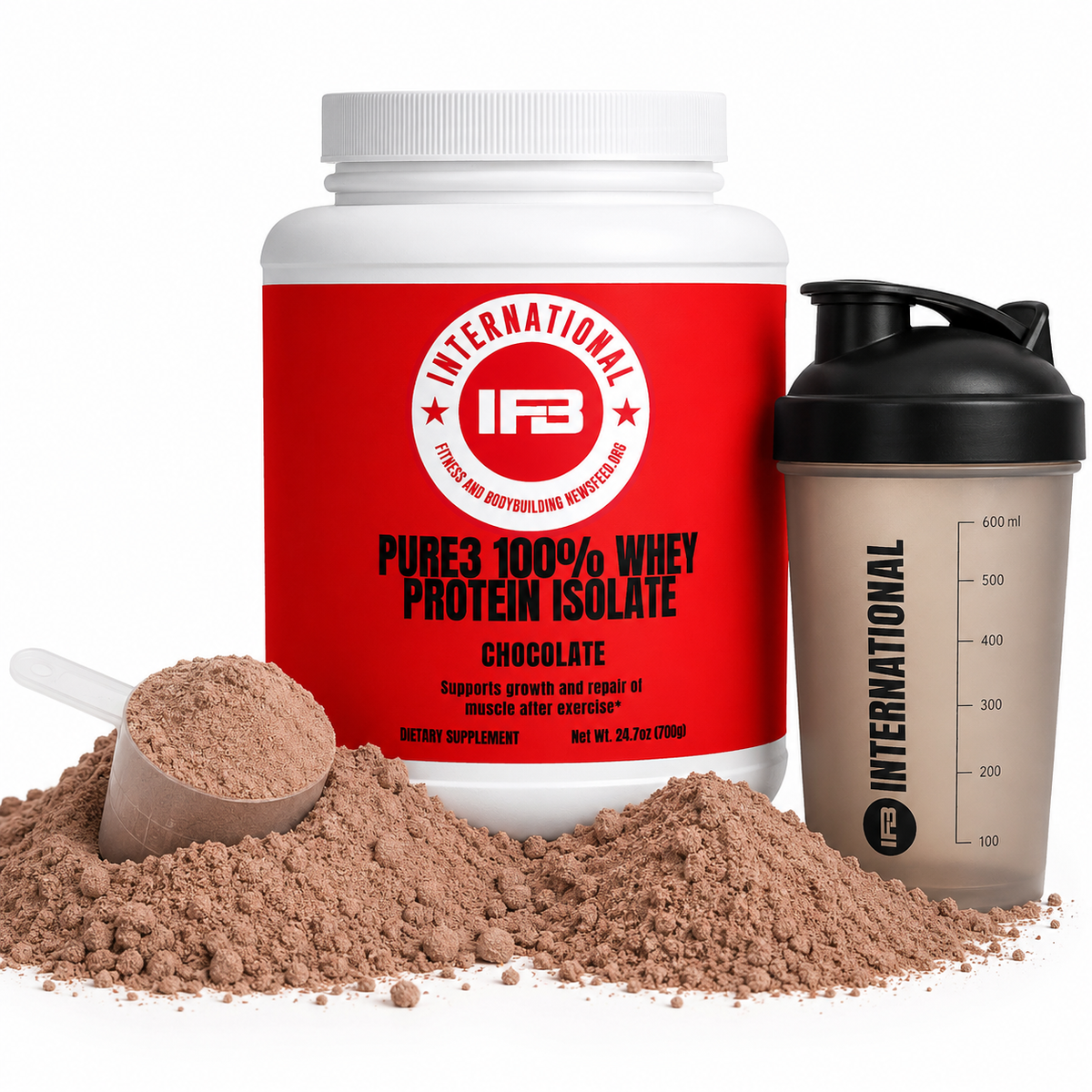 PURE3 100% WHEY PROTEIN ISOLATE (CHOCOLATE)